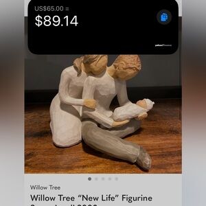 Willow Tree New Life Figurine - Cream, Tan, Brown